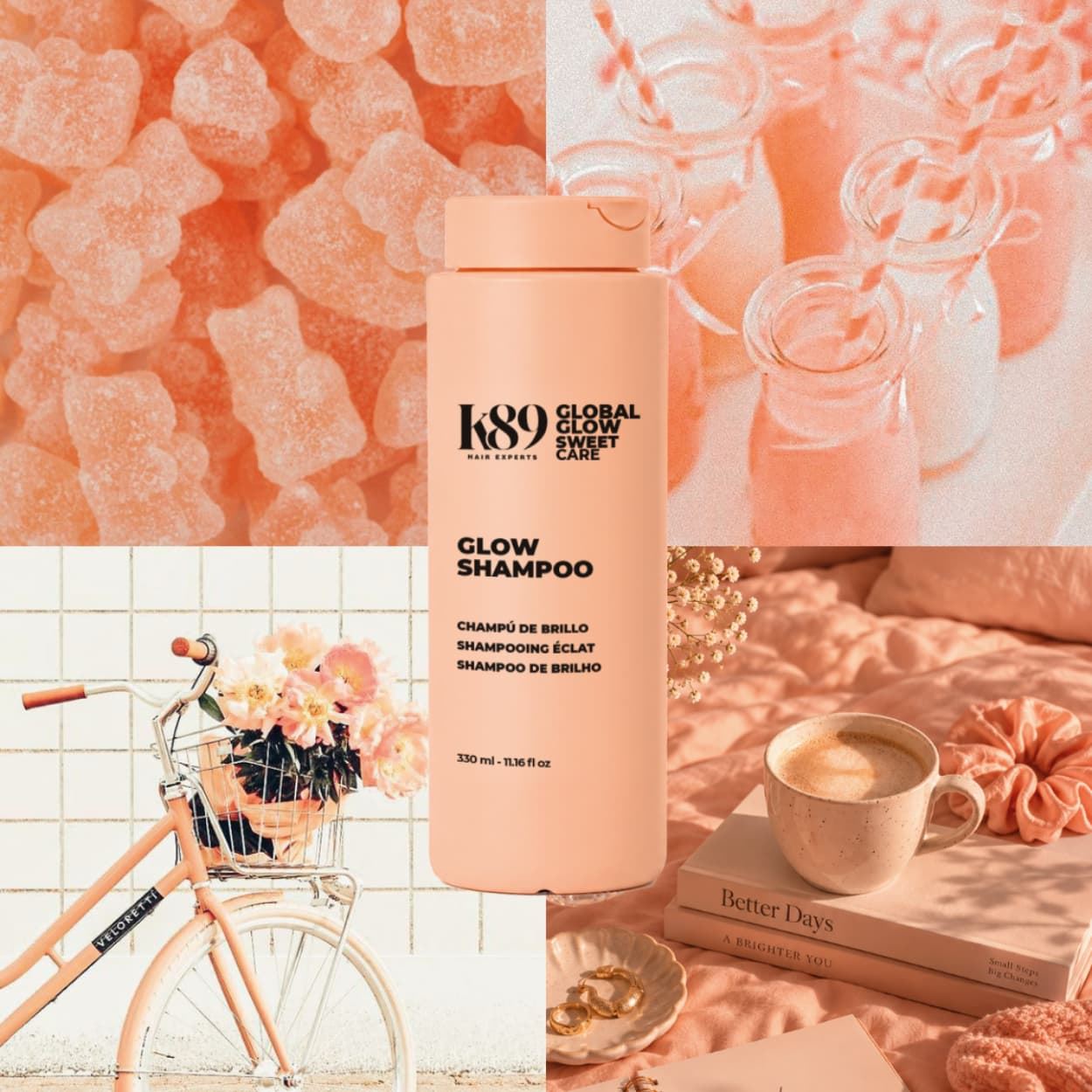 Champu Antiencrespamiento y Brillo Global Glow 330ml | K89 - Imagen 6
