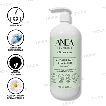 Champú Balancer 1000ml - Anti Caída, Grasa y Caspa | ANEA - Imagen 1