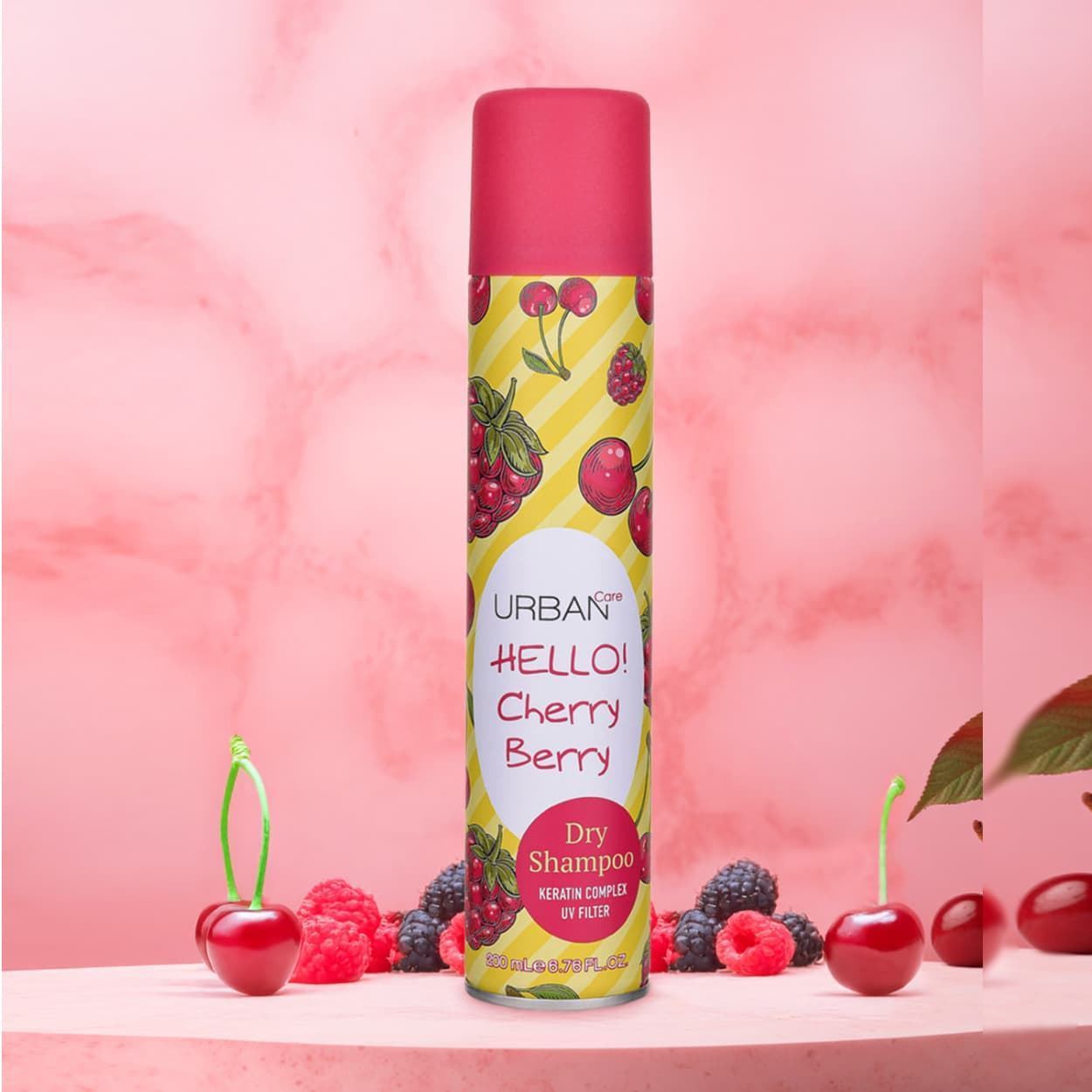 Champu en Seco Hello! Cherry Berry 200ml | Urban Care - Imagen 3