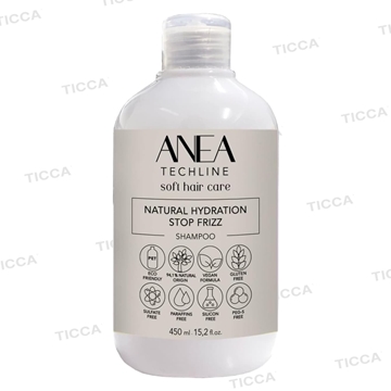 CHAMPU HIDRATANTE Y ANTICRESPO "NATURAL HIDRATION" 450ml | ANEA - Imagen 1