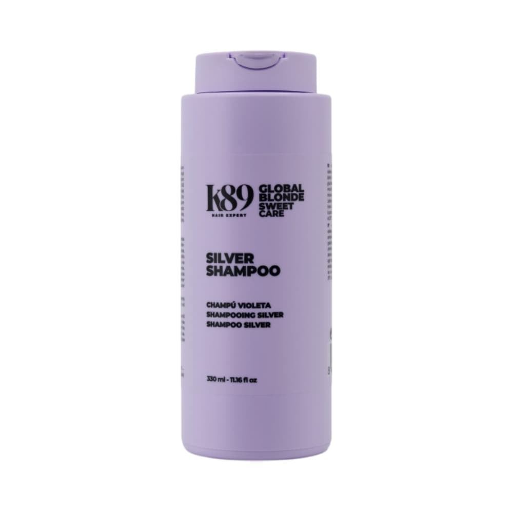 Champú Matizador Antiamarillos Violeta Silver Global Blonde 330 ml | K89 - Imagen 1
