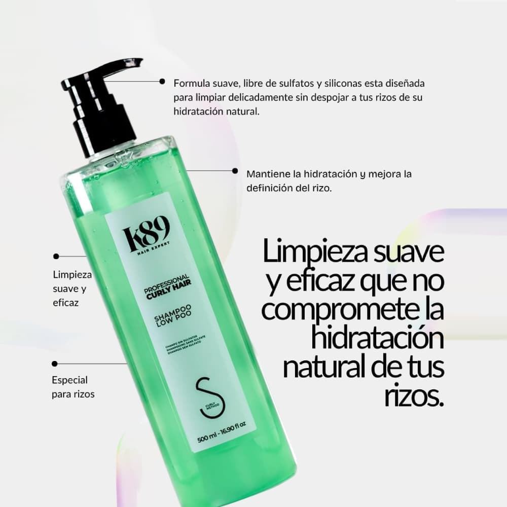 Champú Método Curly Low Poo 500ml | K89 - Imagen 3