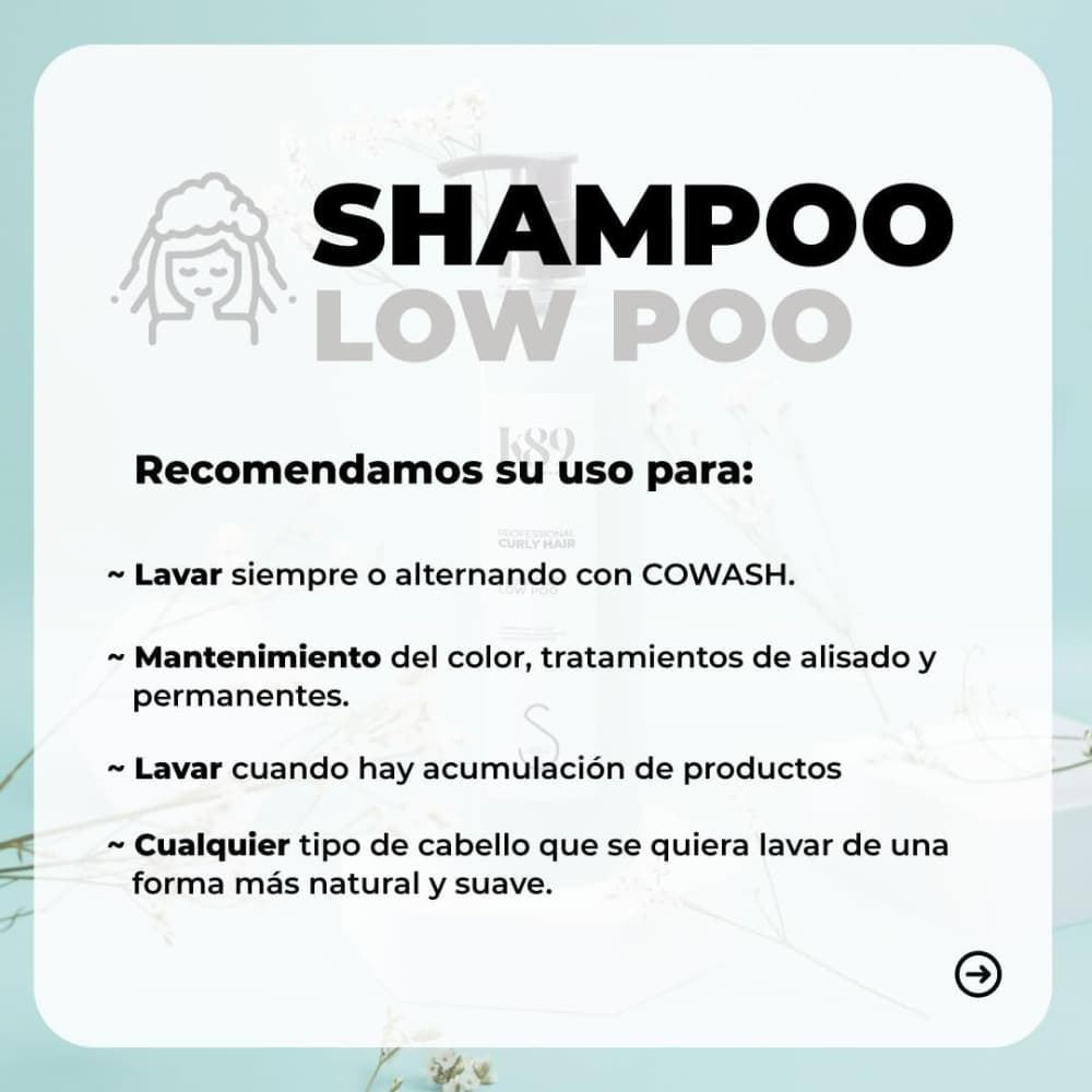 Champú Método Curly Low Poo 500ml | K89 - Imagen 5