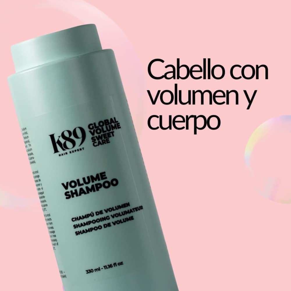 Champú para Cabello Graso y Fino Volume Shampoo 330ml | K89 - Imagen 4
