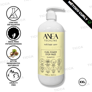 CHAMPU PARA RIZOS ANTIENCRESPAMIENTO 1000ml "CURL POWER STOP FRIZZ" | ANEA - Imagen 1