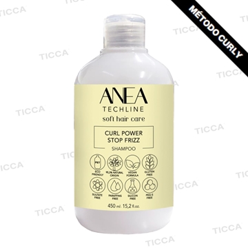 CHAMPU PARA RIZOS ANTIENCRESPAMIENTO 450ml "CURL POWER STOP FRIZZ" | ANEA - Imagen 1