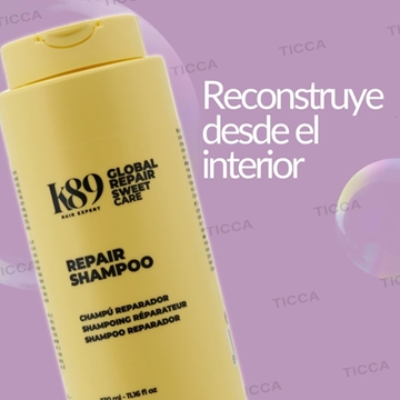 CHAMPU PELO SECO REPARADORA PROFUNDA "GLOBAL REPAIR" 300ml | K89 - Imagen 2