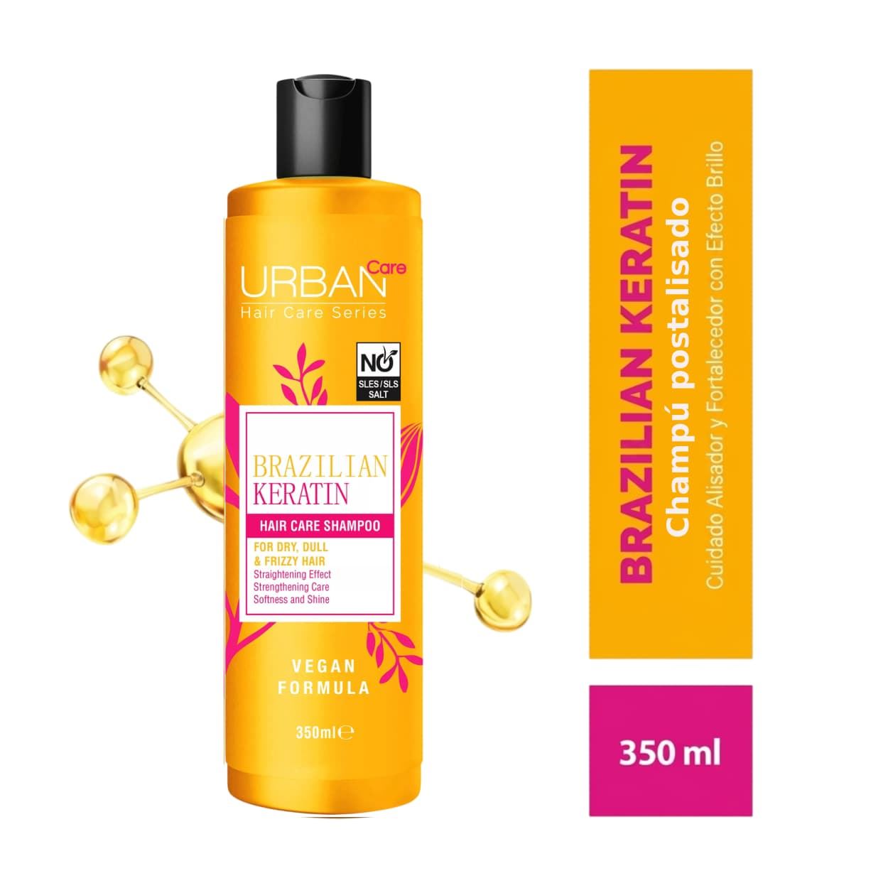 Champú Postalisado sin SLES Brazilian Keratin | Urban Care - Imagen 2