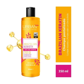 Champú Postalisado sin SLES Brazilian Keratin | Urban Care - Imagen 2