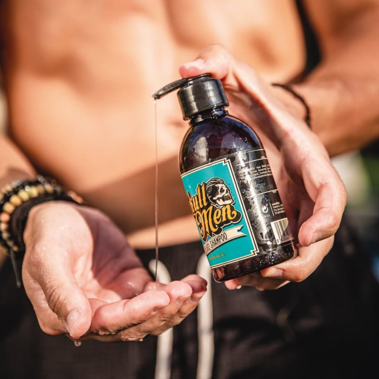 Champu Profesional para Barba 200ml | Skull Men - Imagen 4