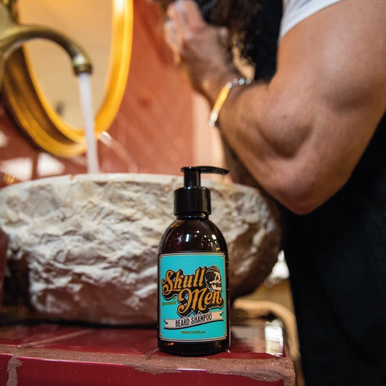 Champu Profesional para Barba 200ml | Skull Men - Imagen 5