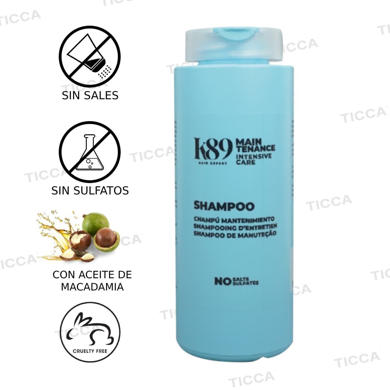 Champú prolongador del alisado Intensive Care Maintenance Shampoo 330ml | K89 - Imagen 2