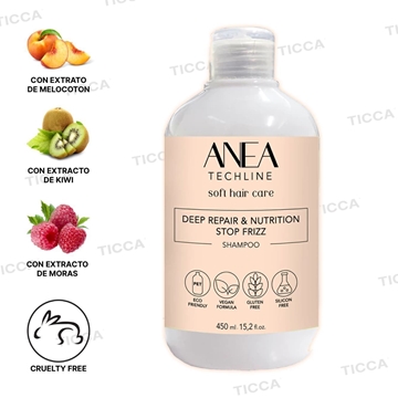 Champu Reparador Cabello Dañado Deep Repair 450ml | ANEA TECHLINE - Imagen 2