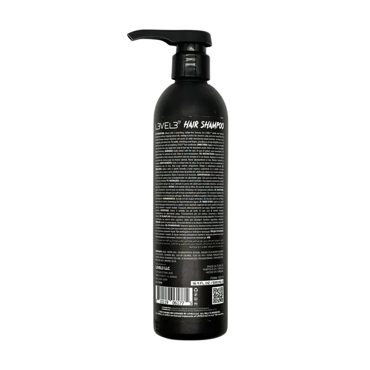 Champu Reparador Sin Sulfatos 500ml| L3VEL3 - Imagen 7
