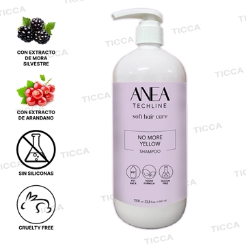 CHAMPU VIOLETA ANTIAMARILLOS "NO MORE YELLOW" 1000ml | ANEA - Imagen 1