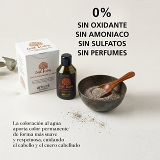 Coloracion Vegana Permanente al Agua - Bases Naturales 60g | ArtWork - Imagen 2