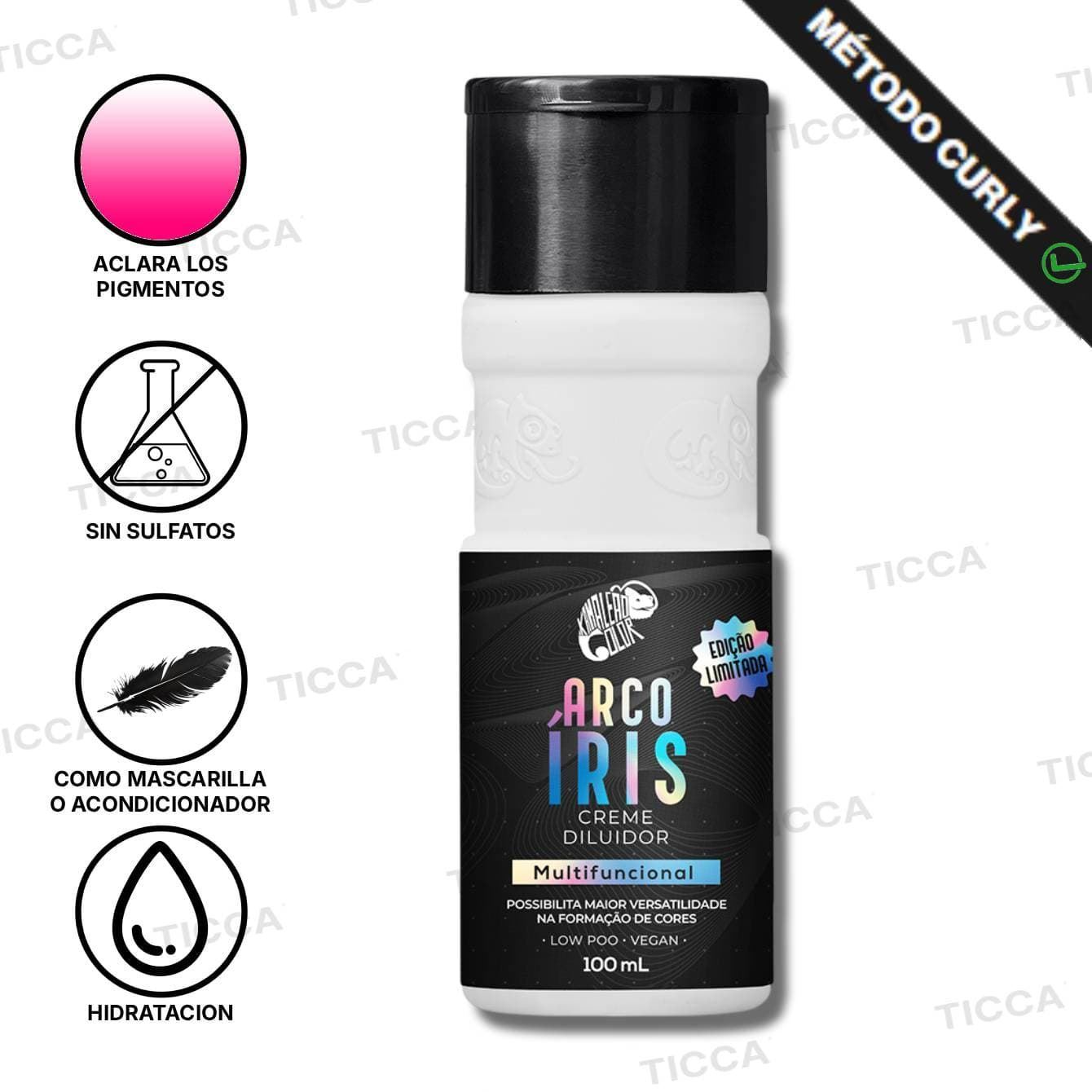 CREMA ACLARANTE PARA PIGMENTOS KC ARCO-IRIS 100ml | KAMALEAO COLOR - Imagen 1