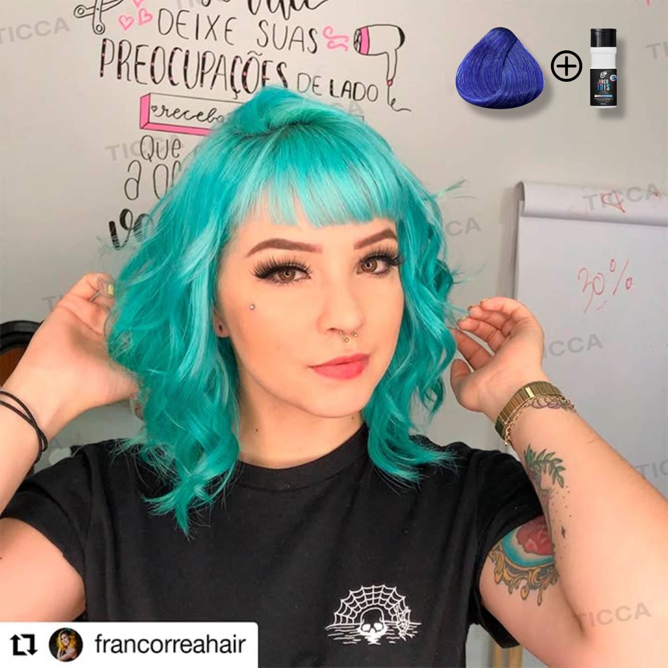 CREMA ACLARANTE PARA PIGMENTOS KC ARCO-IRIS 100ml | KAMALEAO COLOR - Imagen 2