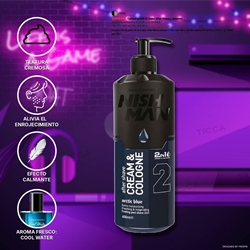 CREMA AFTER SHAVE COLOGNE #02 ARTIC BLUE 400ml | NISHMAN - Imagen 1