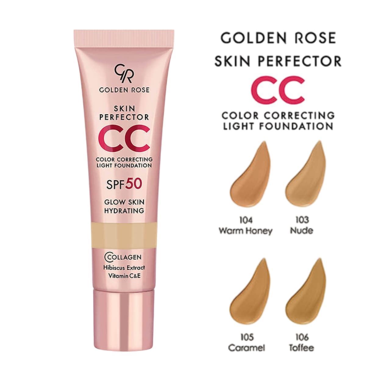 Crema CC Cream Skin Perfector SPF 50 30ml | GOLDEN ROSE - Imagen 5
