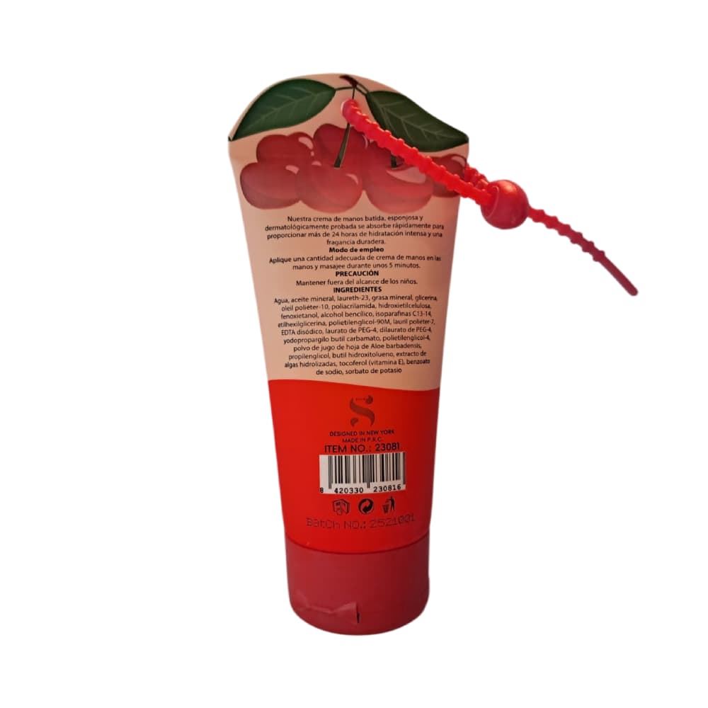 Crema de Manos Cereza 60ml: Hidratación 24 Horas | Shiru - Imagen 2