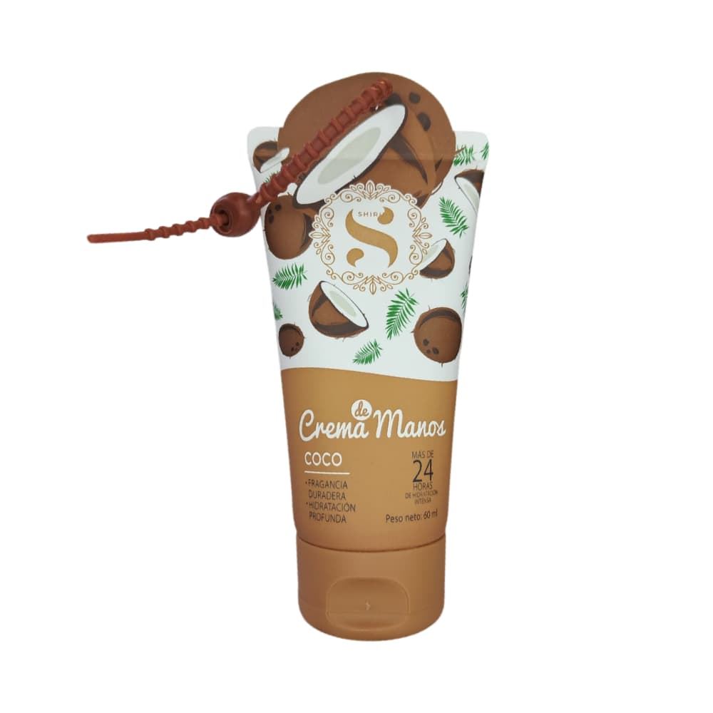 Crema de Manos Coco 60ml: Hidratación 24 Horas | Shiru - Imagen 1