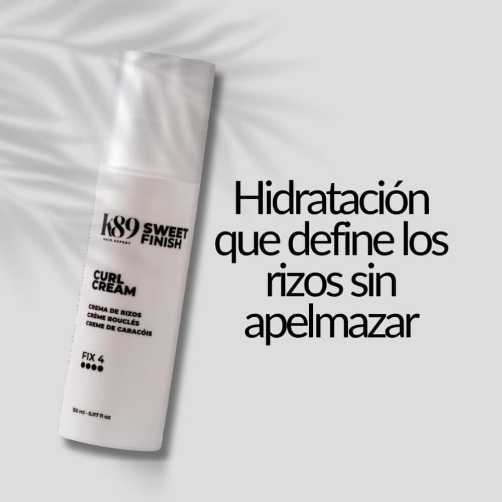 Crema de Rizos Curl Cream Sweet Finish 150ml - Hasta 48h de fijacion | K89 - Imagen 5