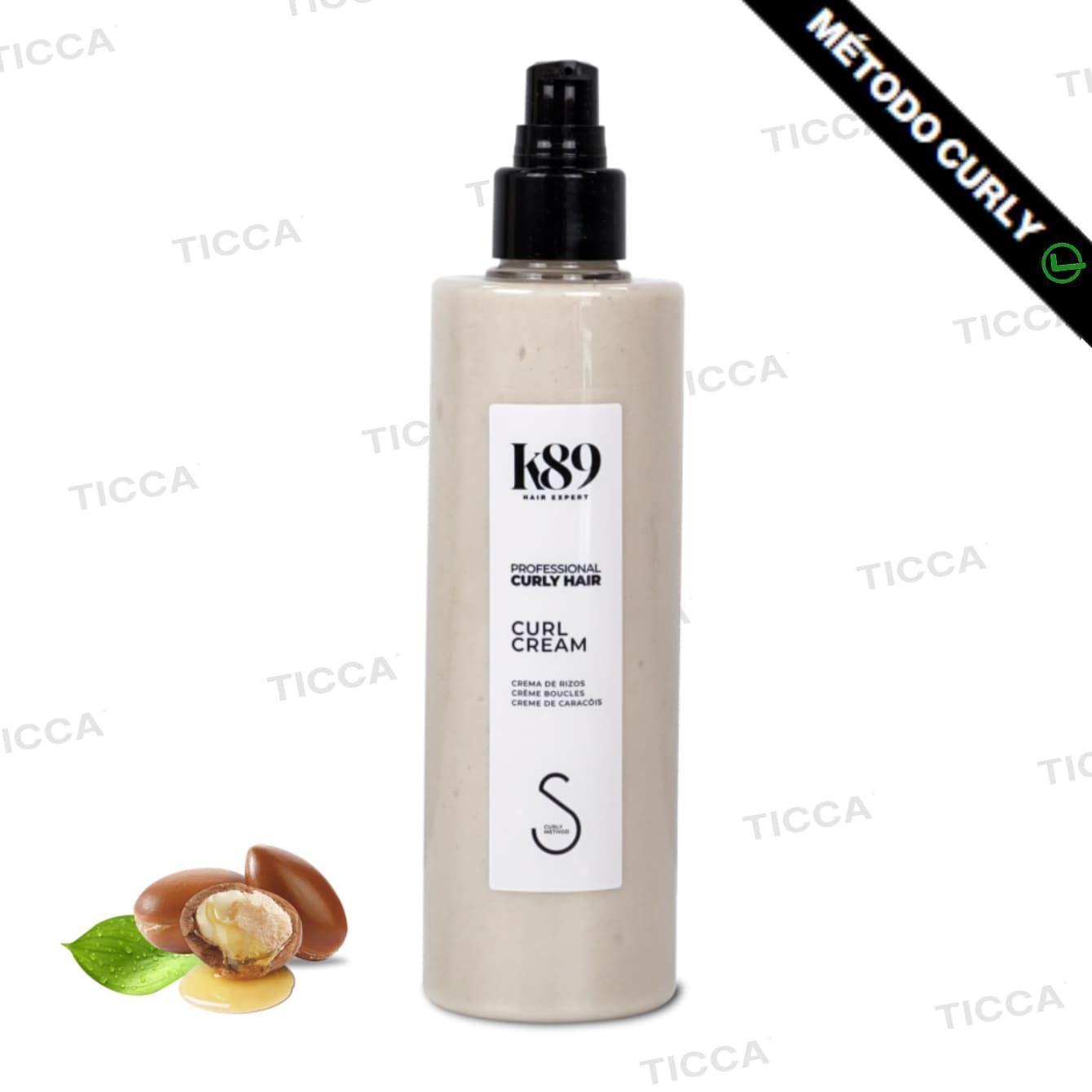 CREMA DE RIZOS FLEXIBLE METODO CURLY CURL CREAM 250ml | K89 - Imagen 2