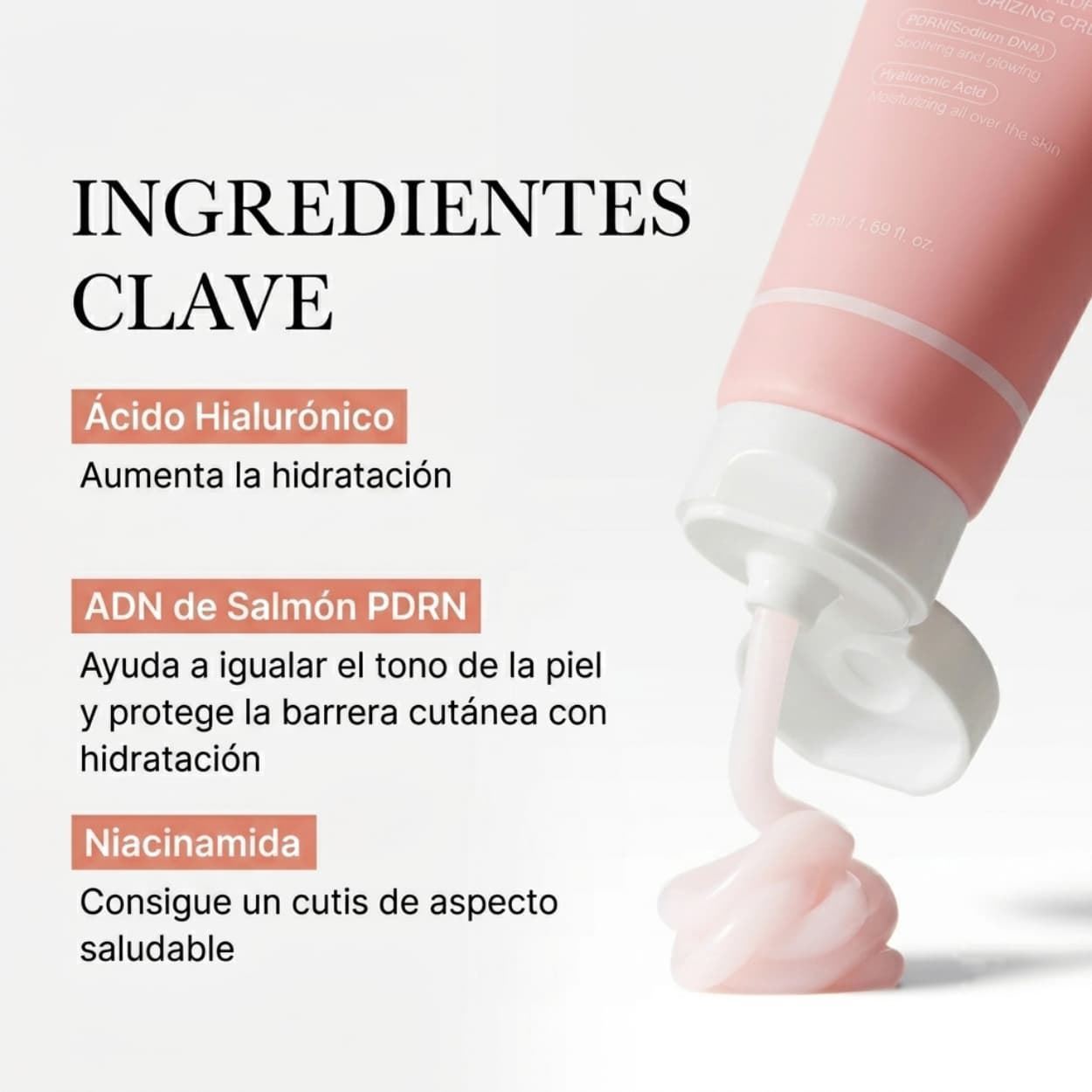 Crema Facial PDRN Pink Hyaluronic Moisturizing Cream 50ml | Medicube - Imagen 6