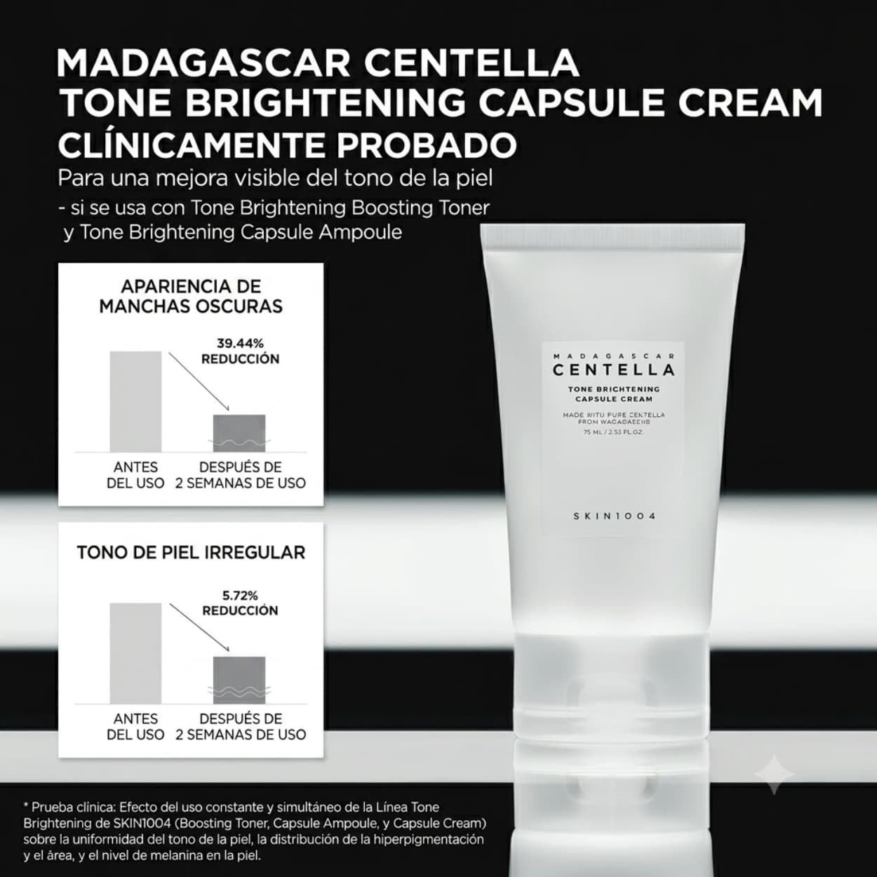 Crema Iluminadora: Tone Brightening Capsule Cream 75ml |  Skin1004 - Imagen 6