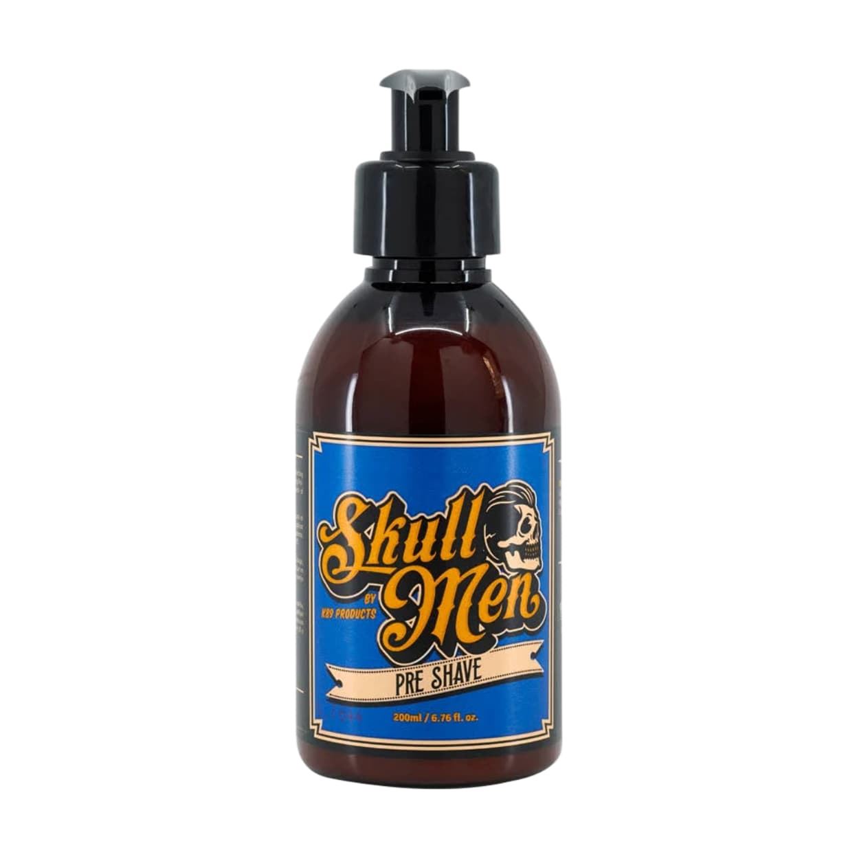 Crema Pre Afeitado Barba 200ml Pre Shave | Skull Men - Imagen 1