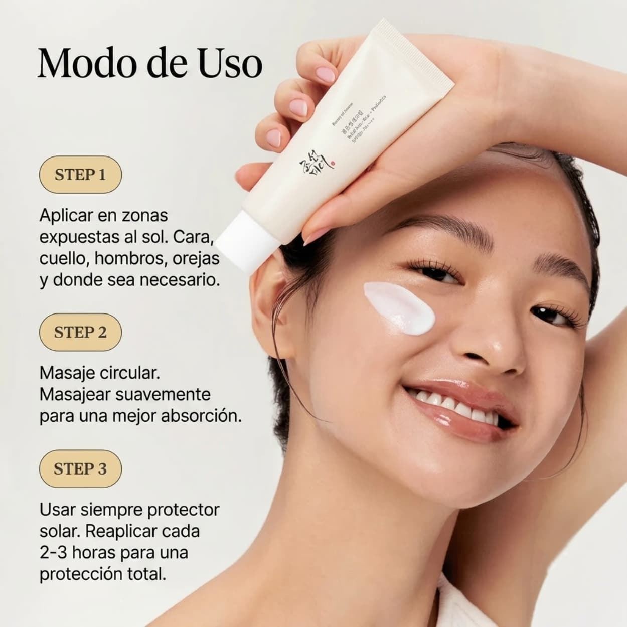 Crema Solar Relief Sun Rice + Probiotics SPF50+ PA++++| Beauty of Joseon - Imagen 7