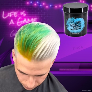 DECOLORANTE EN POLVO "BLEACHING POWDER" 9 TONOS+PLEX 500g | SKULL MEN - Imagen 2