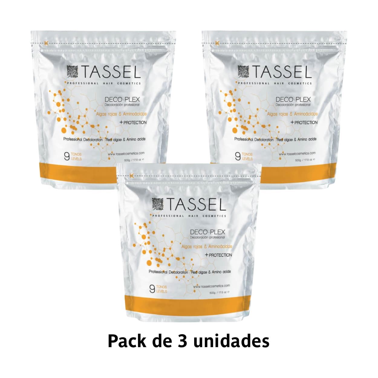 Decolorante en Polvo Deco-Plex Tassel 9 Tonos 500g | Tassel - Imagen 3