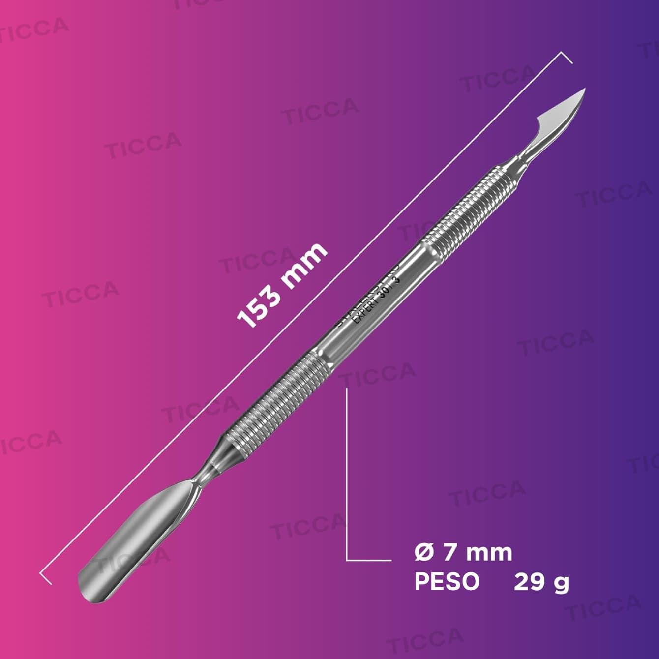 EMPUJADOR PROFESIONAL DE CUTICULA EXPERT PE-30/3 | STALEKS - Imagen 5