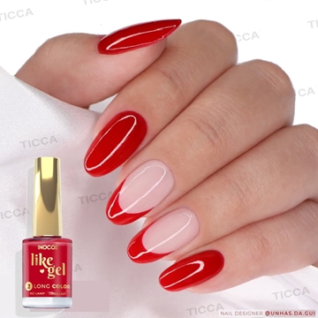 ESMALTE EFECTO GEL DE LARGA DURACION Nº121 ROJO VIVO 11ml | INOCOS - Imagen 2