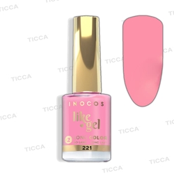 ESMALTE EFECTO GEL DE LARGA DURACION Nº221 ROSA CORAL 11ml | INOCOS - Imagen 1