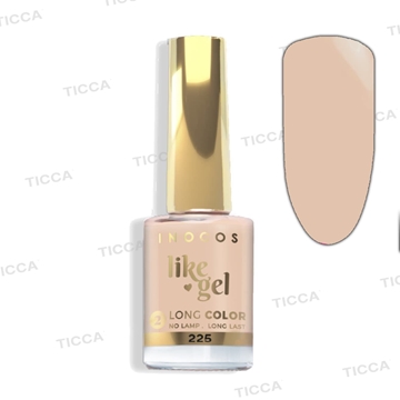 ESMALTE EFECTO GEL DE LARGA DURACION Nº225 NUDE ARENA LECHOSO 11ml | INOCOS - Imagen 1