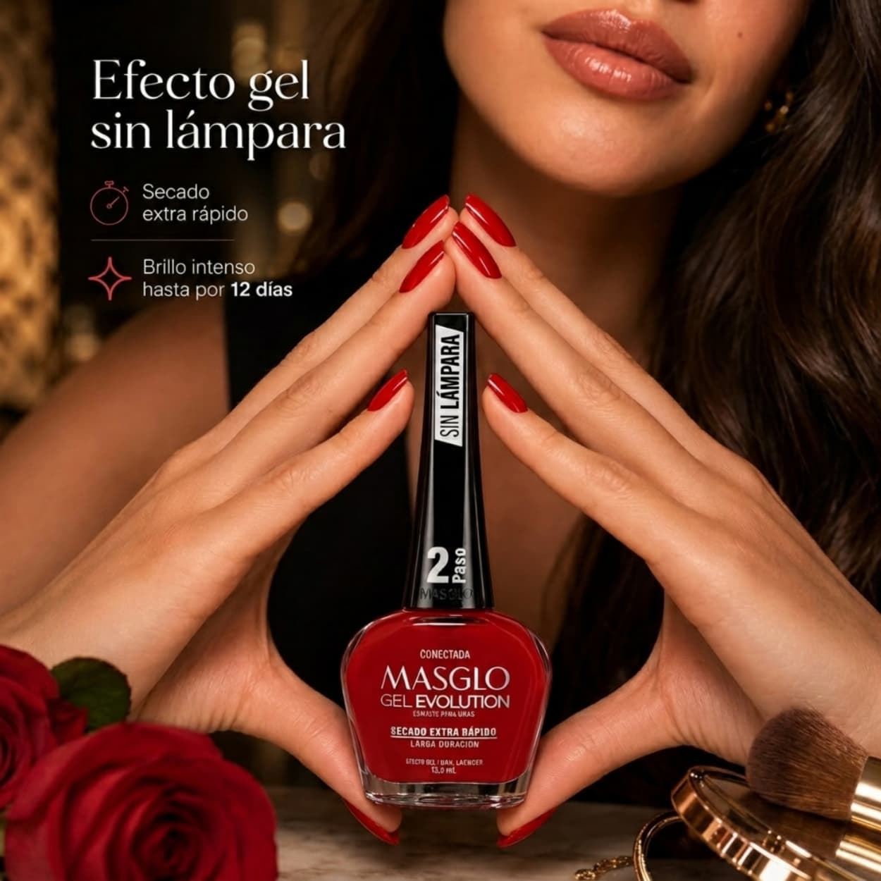 Esmalte Secado Rápido y alta duracion Conectada Gel Evolution 13,5ml | Masglo - Imagen 4