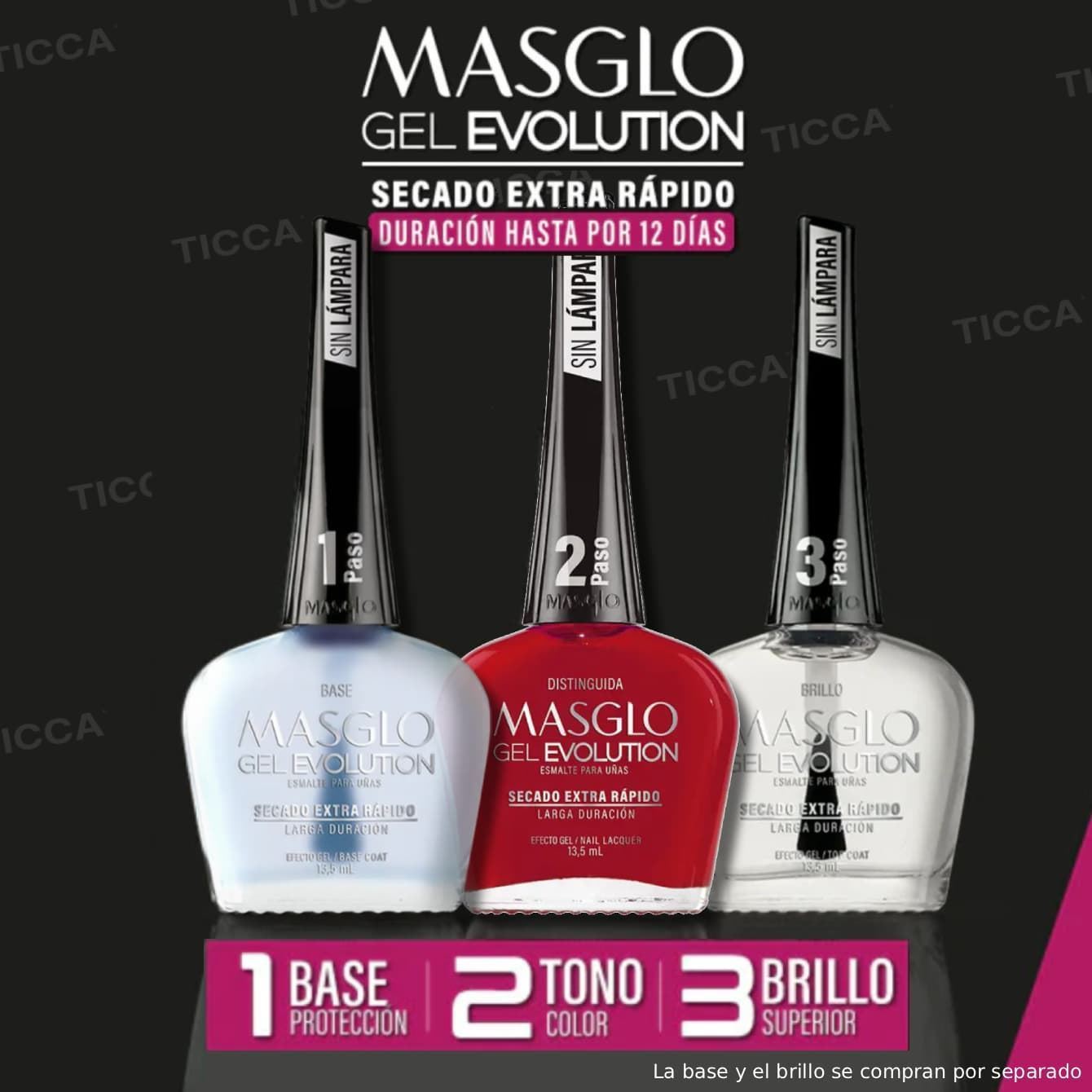 Esmalte Secado Rápido y alta duracion Distinguida Gel Evolution 13,5ml | Masglo - Imagen 5