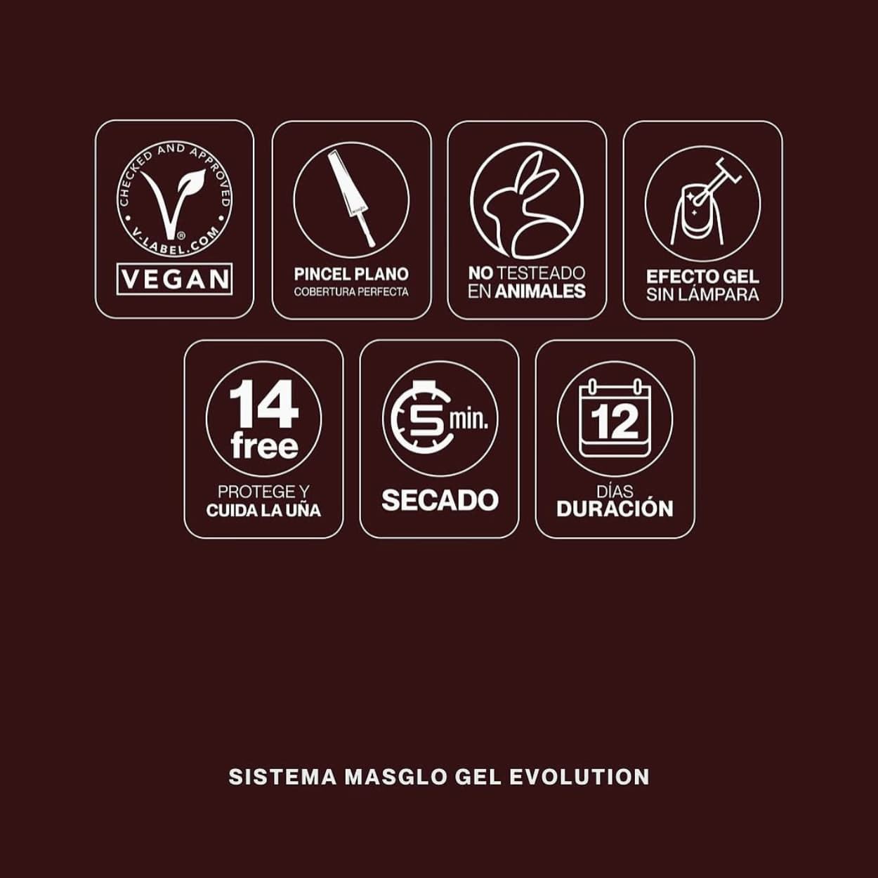 Esmalte Secado Rápido y Alta Duracion Gomela Gel Evolution 13,5ml | Masglo | Masglo - Imagen 3