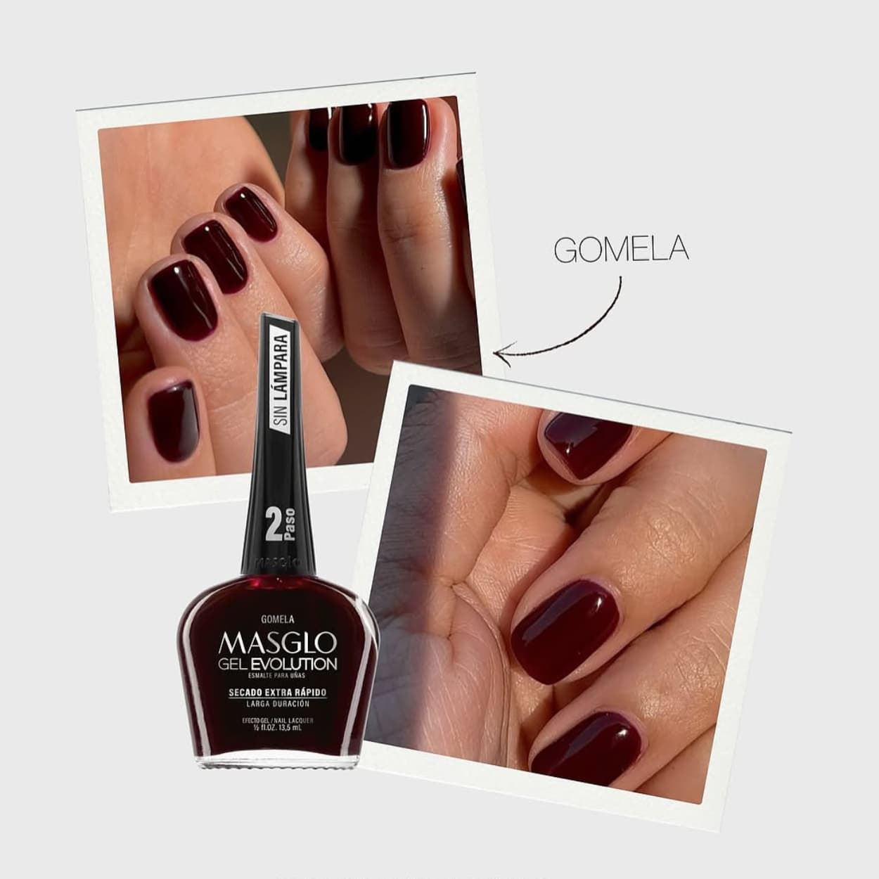 Esmalte Secado Rápido y Alta Duracion Gomela Gel Evolution 13,5ml | Masglo | Masglo - Imagen 4