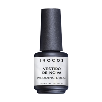 Esmalte Semipermanente Blanco Lechoso Brilli Vestido de Noiva 15ml | Inocos - Imagen 1