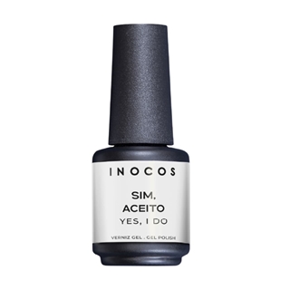 Esmalte Semipermanente Blanco Lechoso Intenso Sim, Aceito 15ml | Inocos - Imagen 1