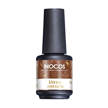 Esmalte Semipermanente Castaño Lotus Natura 15ml | Inocos - Imagen 1