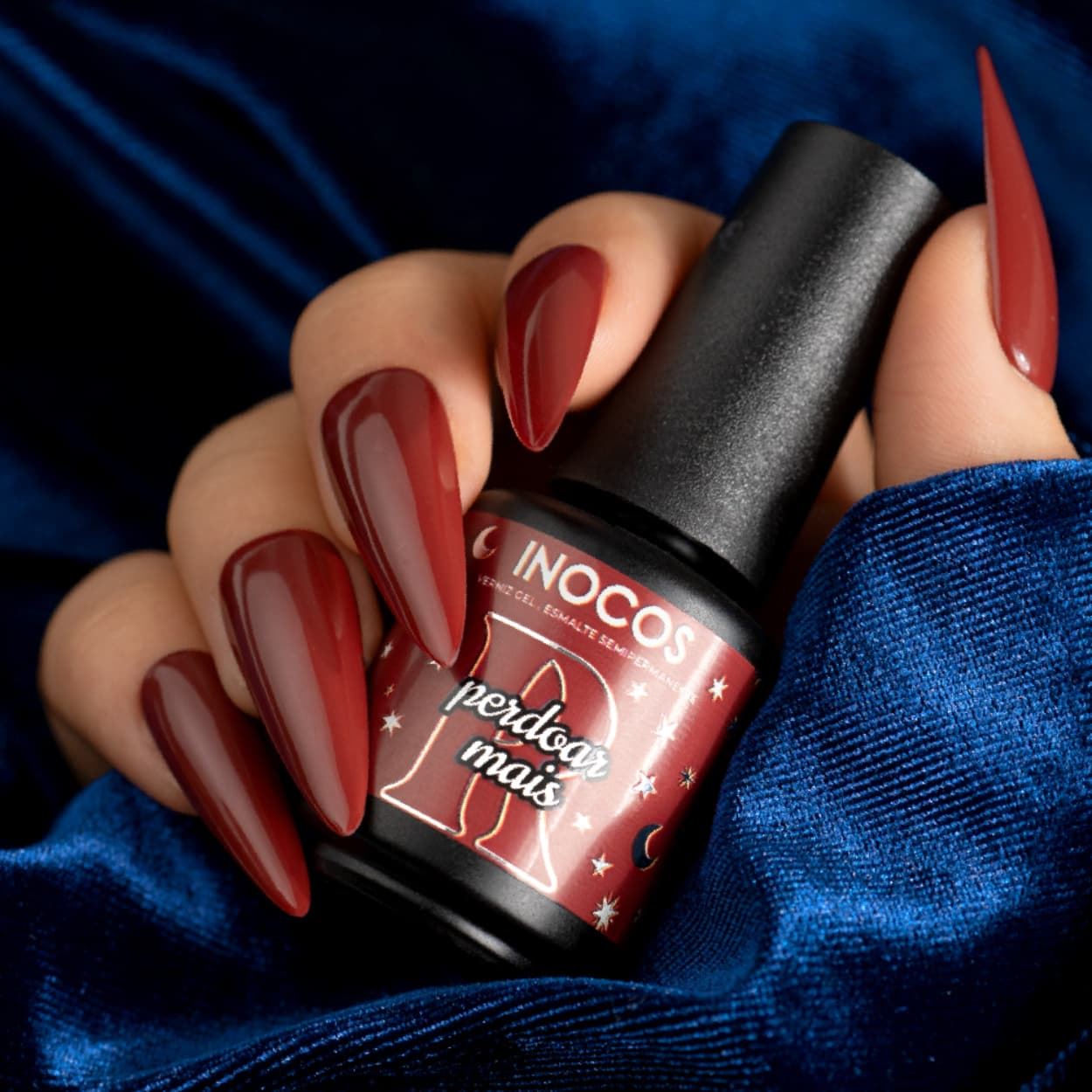 Esmalte Semipermanente Castaño Perdoar Mais 15ml| Inocos - Imagen 3