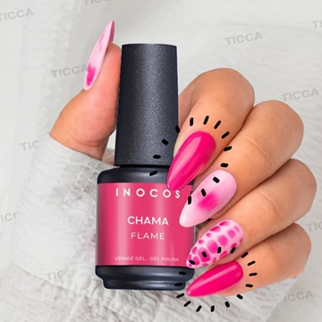 ESMALTE SEMIPERMANENTE "CHAMA" 15ml | INOCOS - Imagen 2