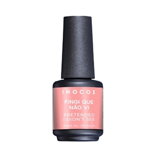 Esmalte semipermanente coral salmon - Fingi que nao vi 15ml | Inocos - Imagen 1
