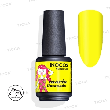 ESMALTE SEMIPERMANENTE "MARIA LIMONADA" 15ml | INOCOS - Imagen 1