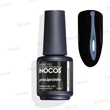 ESMALTE SEMIPERMANENTE NEGRO "PRINCIPEZINHO" 15ml | INOCOS - Imagen 1
